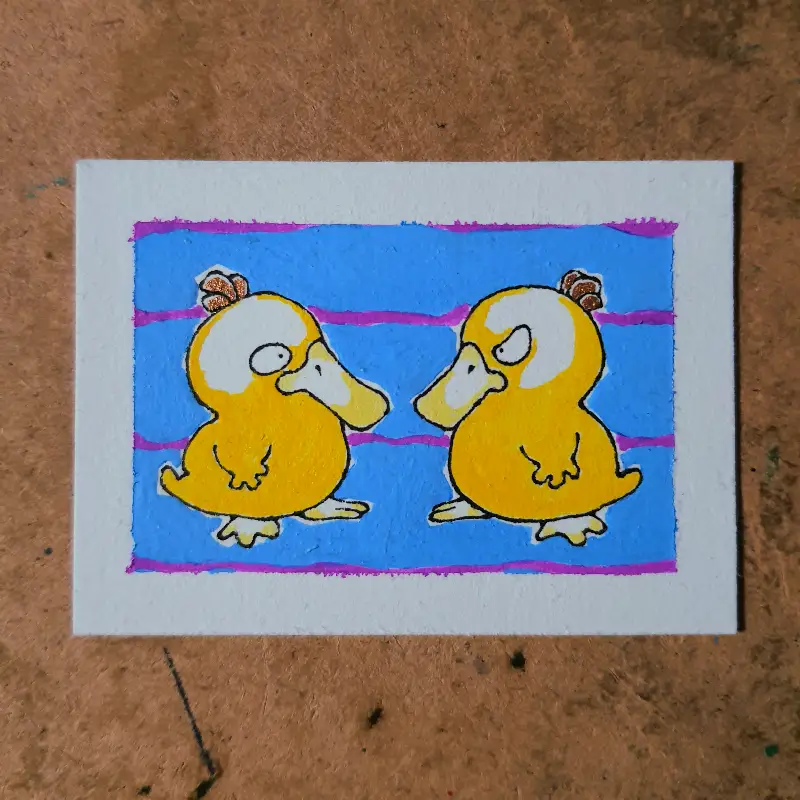 It Ends Now aceo art card