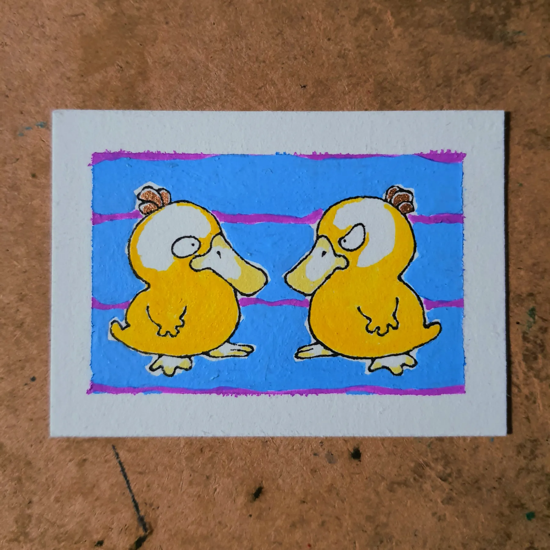 It Ends Now aceo art card