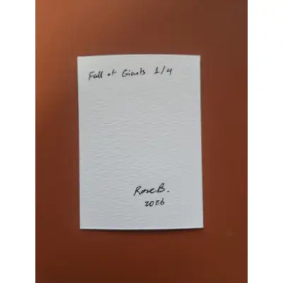 Fall of Giants 1 - Eucalyptus tree aceo art card thumbnail 2