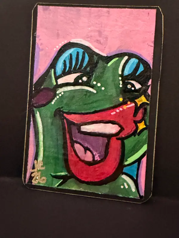 Mrs. Toad aceo art card