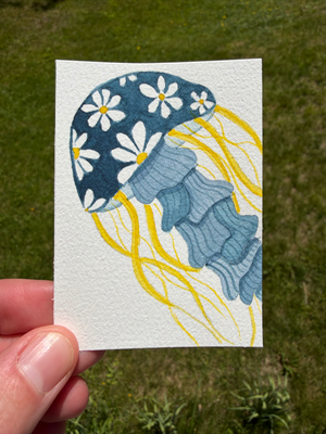 All Daisies aceo art card thumbnail 2