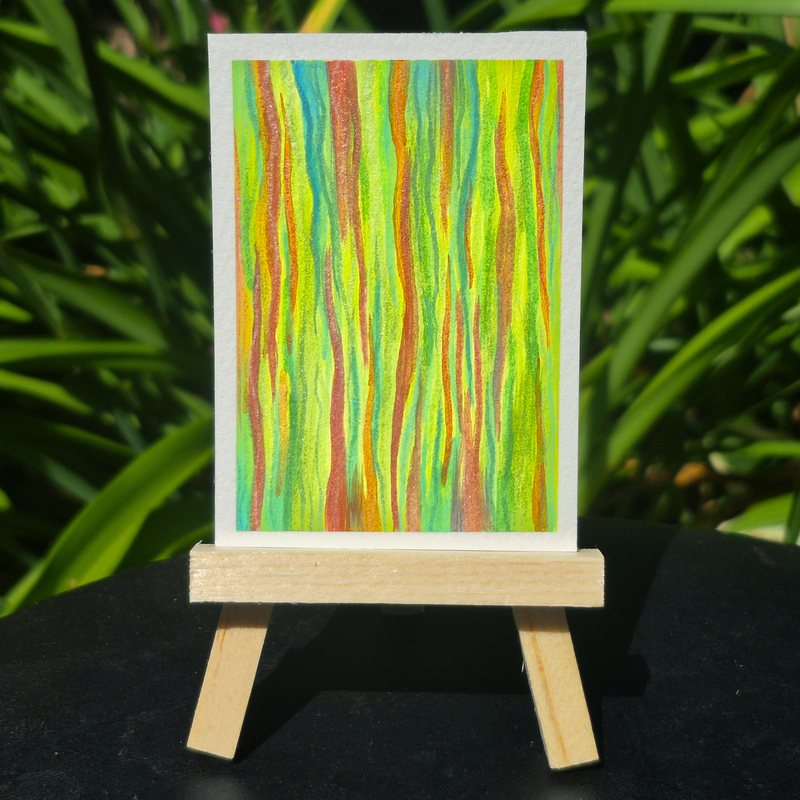 Forest aceo art card