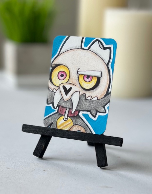 King aceo art card
