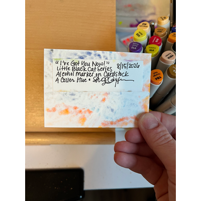I’ve Got You Now aceo art card thumbnail 2