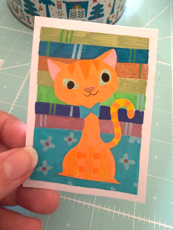 Dapper Gentleman aceo art card