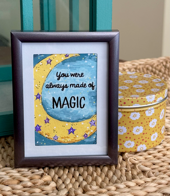 Magic Moon aceo art card thumbnail 2