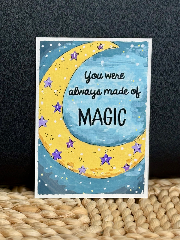 Magic Moon aceo art card