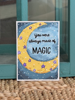 Magic Moon aceo art card thumbnail 3