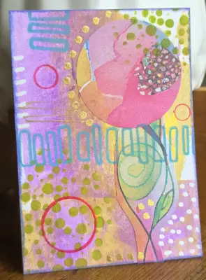 Color Pulse Mini Collage Bundle aceo art card thumbnail 2