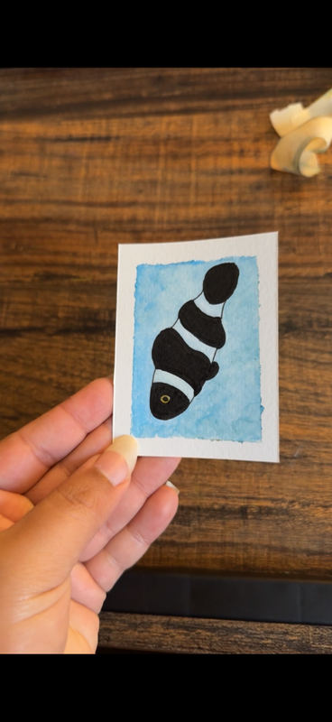 Emo nemo aceo art card