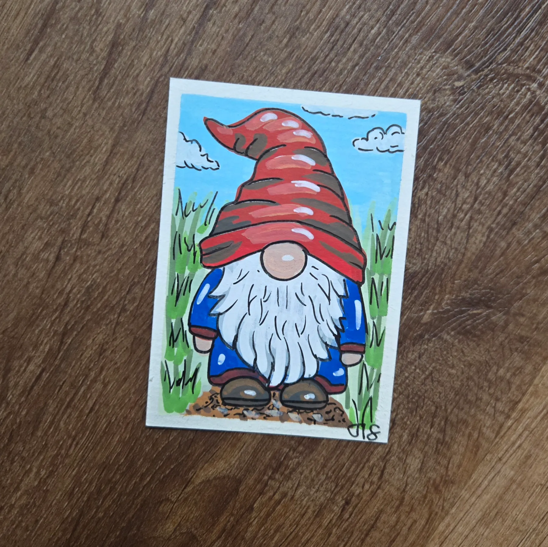 Gnome aceo art card