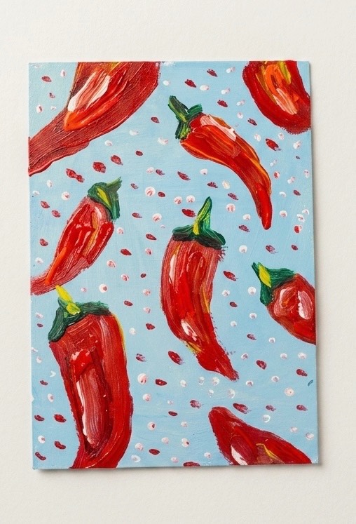 A little chili aceo art card