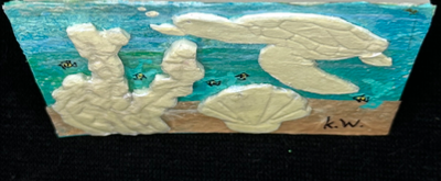 Turtle & Shell KWACEO #03C aceo art card thumbnail 2