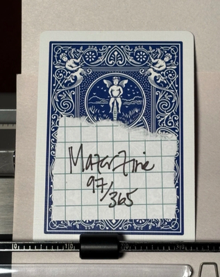 Butterfly Quote Card #97 by Mazerzine Lord Byron blue aceo art card thumbnail 4