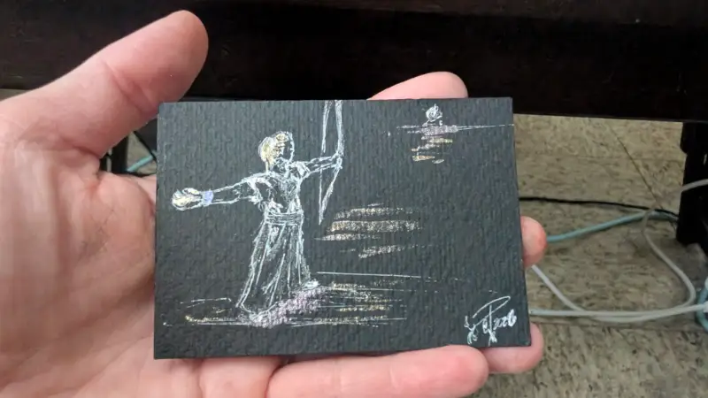 Zanshin aceo art card