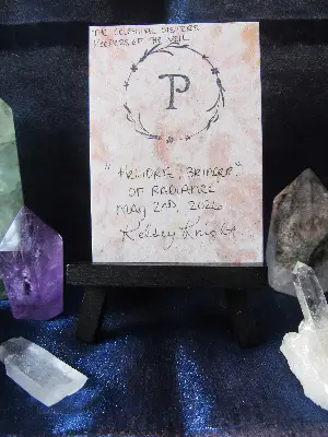 Heliora, Bringer of Radiance - The Celestial Sisters Series aceo art card thumbnail 4