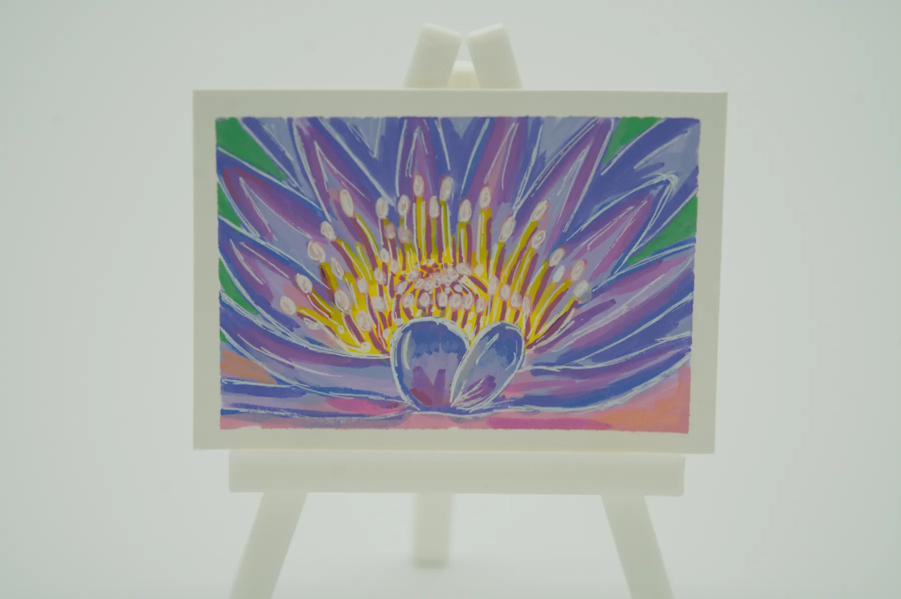 Flower closeup aceo art card