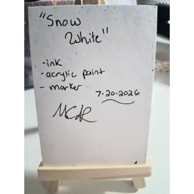 Snow White aceo art card thumbnail 5