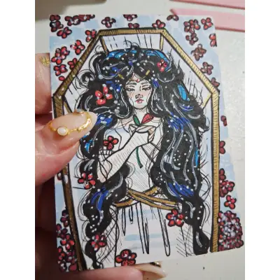 Snow White aceo art card thumbnail 4