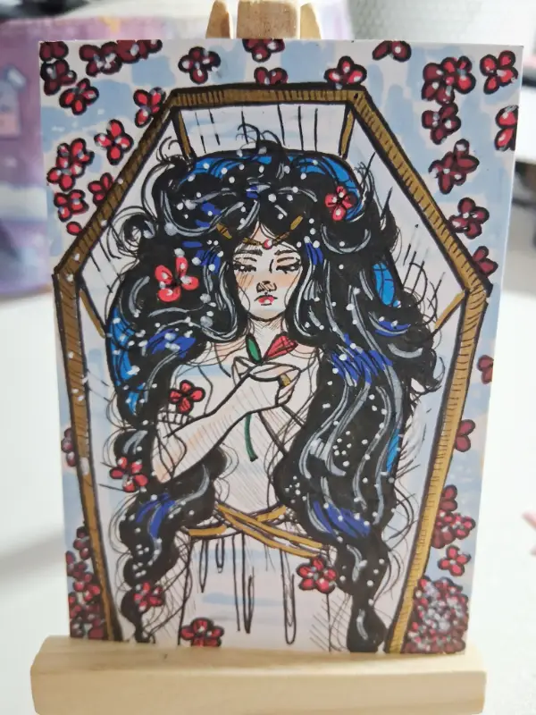 Snow White aceo art card
