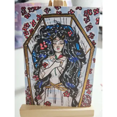 Snow White aceo art card thumbnail 1