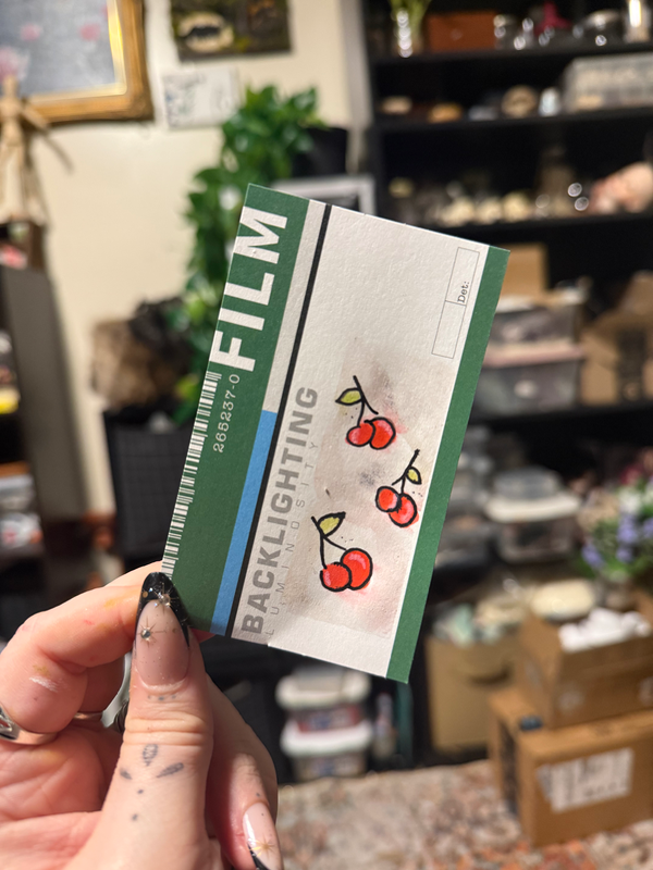 Cherries aceo art card