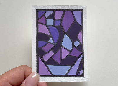 All The Purps aceo art card thumbnail 2