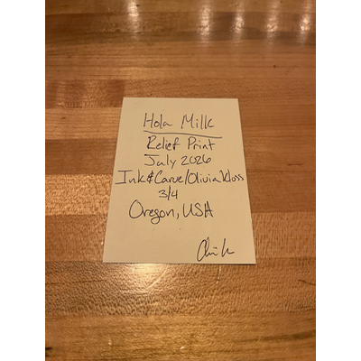 Hola milk aceo art card thumbnail 2