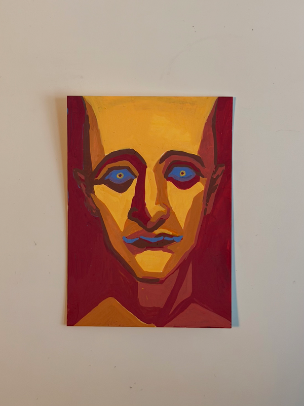 portrait series #3- the devils advocate aceo art card