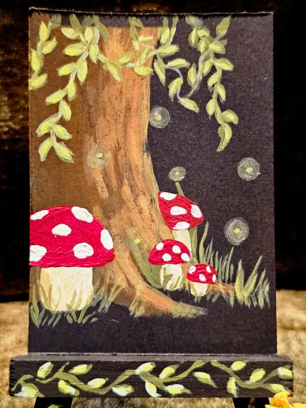 The Wild Willow aceo art card