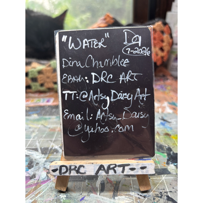 Water Potion Bottle aceo art card thumbnail 2