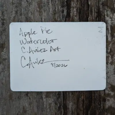 Apple Pie aceo art card thumbnail 5