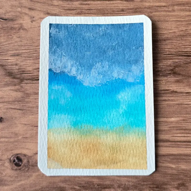 Sea Views aceo art card