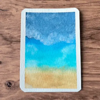Sea Views aceo art card thumbnail 1