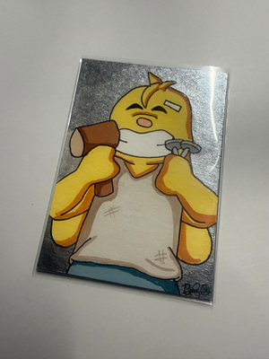 Rotinni can fix it! aceo art card thumbnail 1