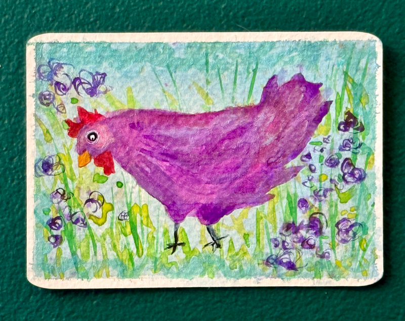 Wild Wanda aceo art card