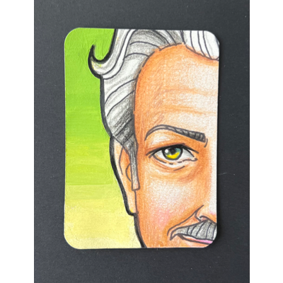 The Wizard 1 aceo art card thumbnail 2