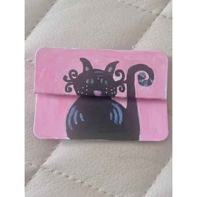Cat and mouse aceo art card thumbnail 1