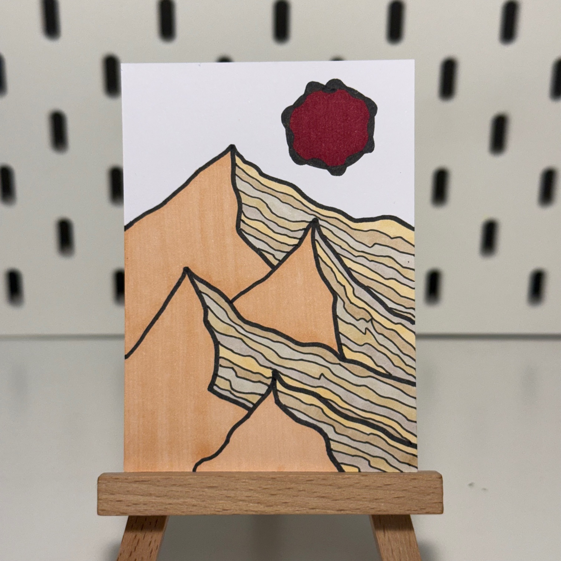 ACEO Original Art Card Not a Print By Ksenija Cordova aceo art card