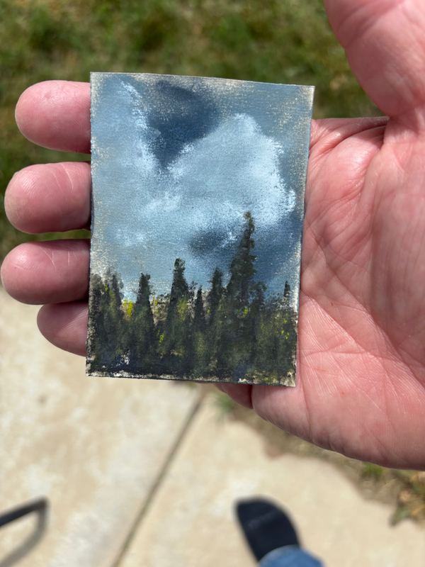 storm clouds #1113 aceo art card