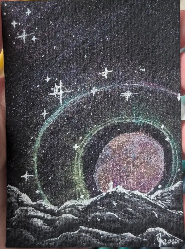 Boundless aceo art card
