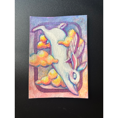 She’s A Fairy aceo art card thumbnail 1