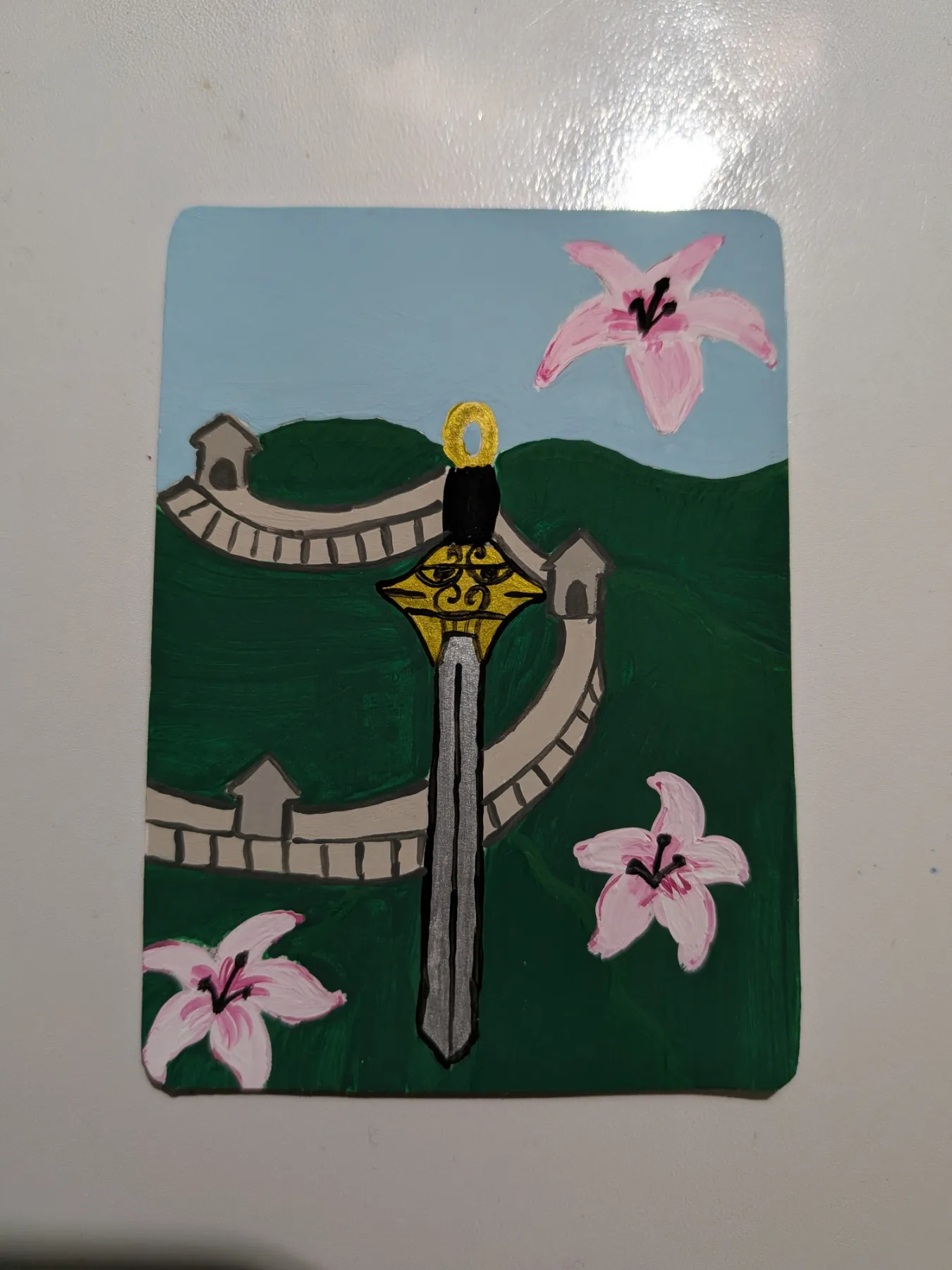 Honor to Us All aceo art card