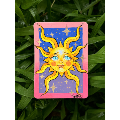 Rise and Shine aceo art card thumbnail 1