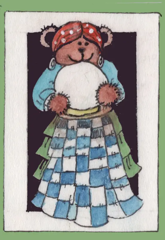 I see all aceo art card