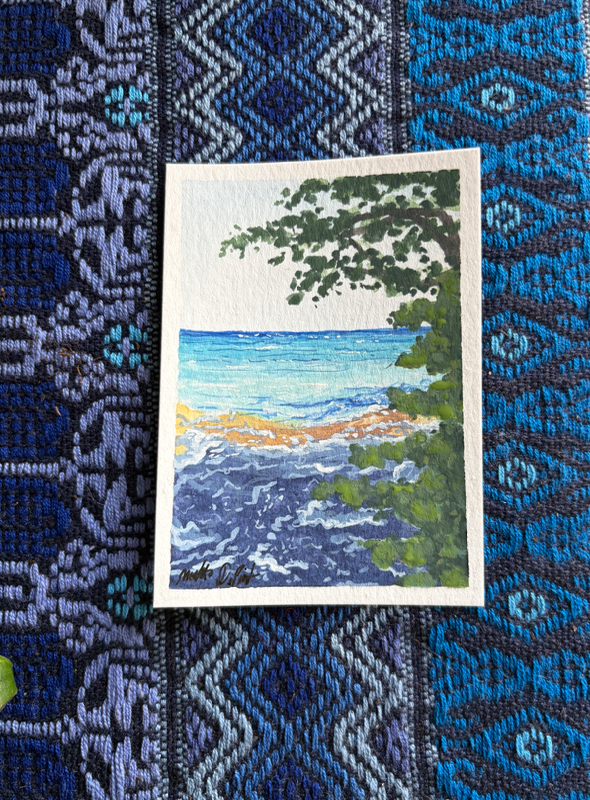 Lake Superior aceo art card
