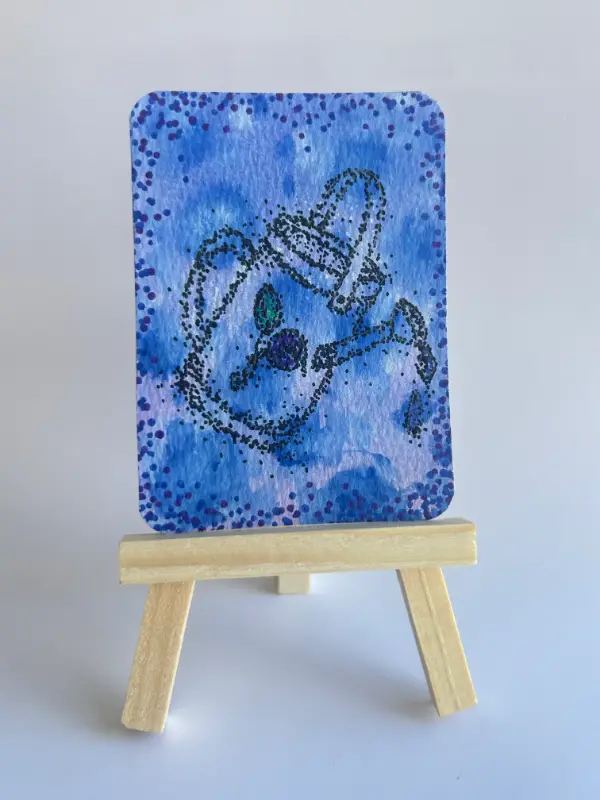 Berry Waters – ACEO Original (Berry Cute Collection 5/8) aceo art card