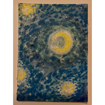 Reflections aceo art card thumbnail 2