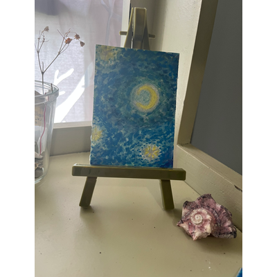 Reflections aceo art card thumbnail 1