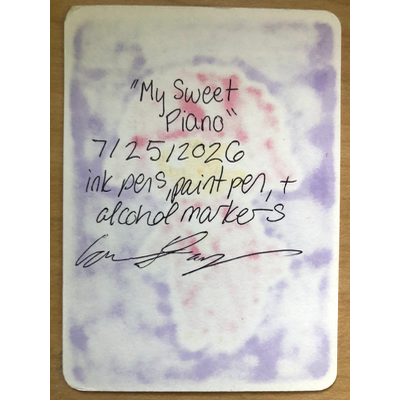My Sweet Piano aceo art card thumbnail 2